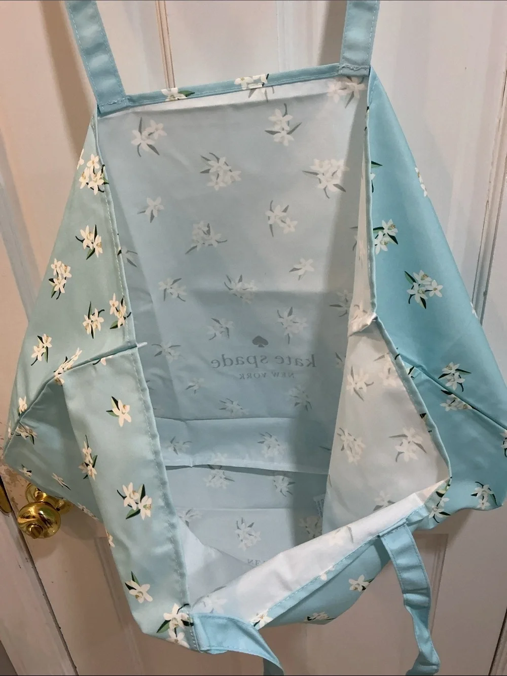 kate spade Light Aqua Floral Tote - Picture 4 of 5